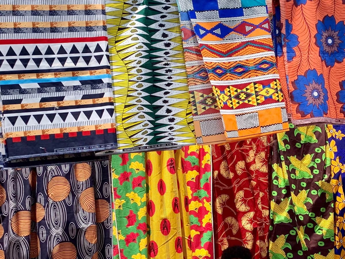 Multi-colored and patterned fabrics