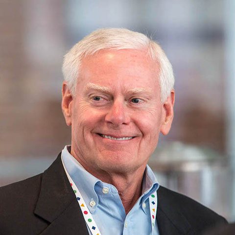 A headshot of Jay Flatley